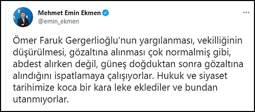 Gergerlioğlu'nun Gözaltına Alınış Şekli Sosyal Medyada Tepkilere Neden Oldu: 'Utanç Verici'