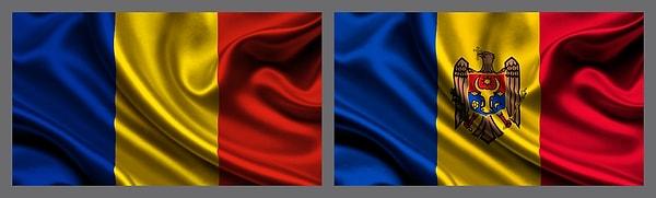 3. Romanya bayrağına çok benzeyen bayraklarının ortasında ülke arması bulunur.