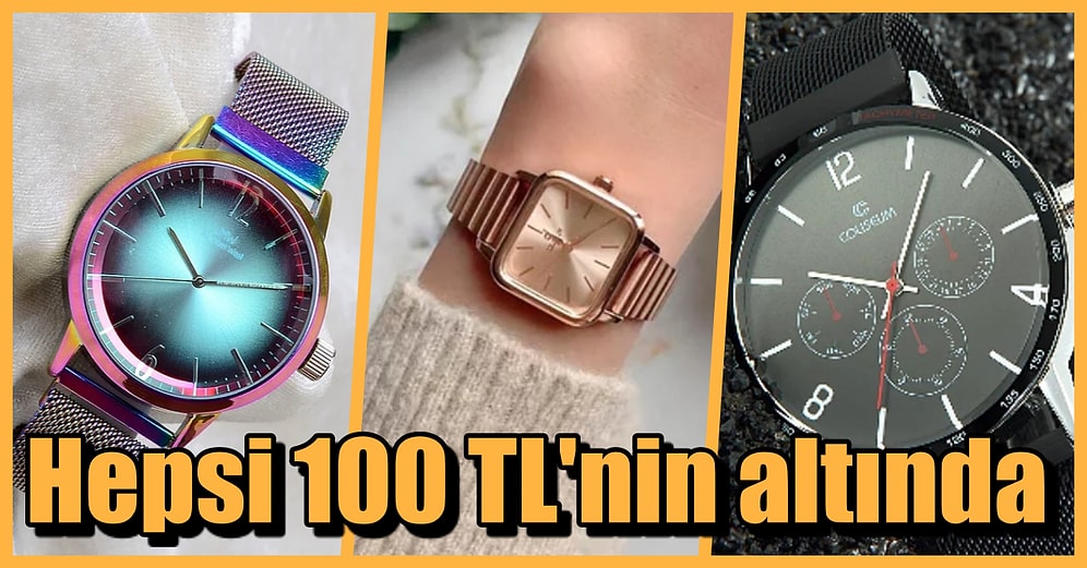 100 TL Altına Satın Alabileceğiniz Fiyat Performans Ürünü Saatler