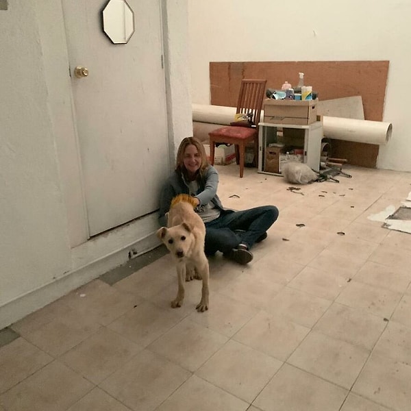 У спасателей не было места, где можно было бы держать щенка, поэтому они нашли гараж, в котором Бостон мог остаться в течение дня, пока они не нашли что-то более постоянное