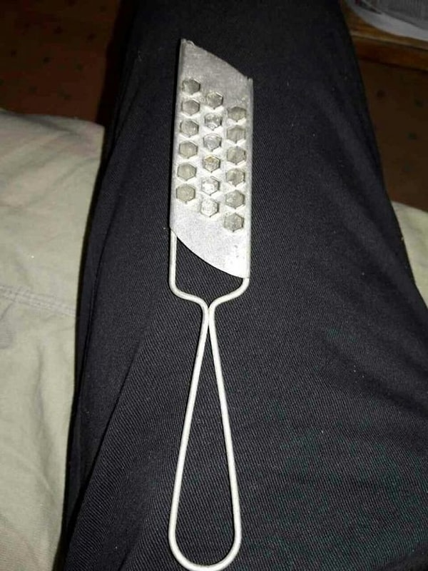 3. А это нужно было для снятия чешуи с рыбы