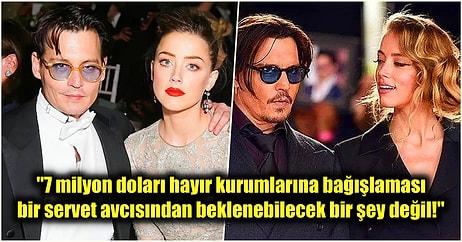 İyice Arapsaçına Döndü! Johnny Depp, Amber Heard'ü Boşanmalarından Elde Ettiği Parayı Bağışlamamakla Suçladı!