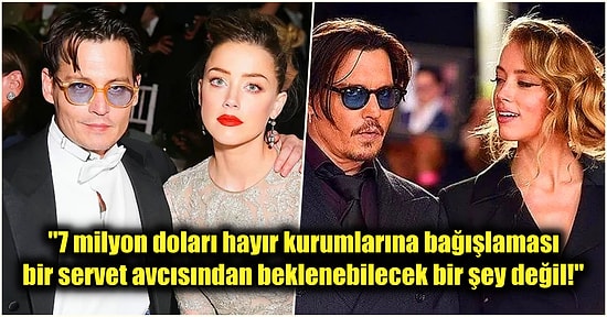 İyice Arapsaçına Döndü! Johnny Depp, Amber Heard'ü Boşanmalarından Elde Ettiği Parayı Bağışlamamakla Suçladı!