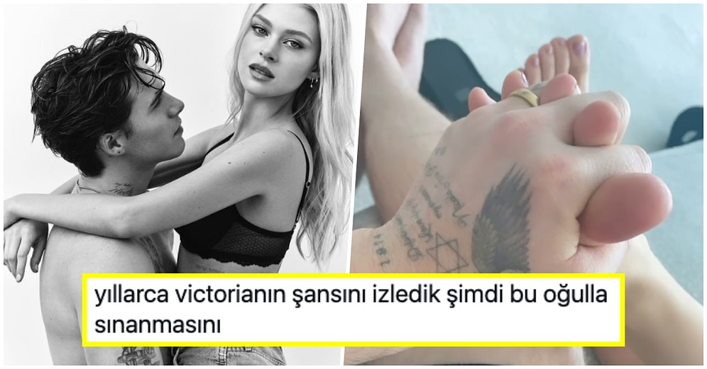 El Parmaklarını Nişanlısı Nicola'nın Ayak Parmaklarına Geçiren Brooklyn Beckham Aşka Olan İnancımızı Söndürdü!