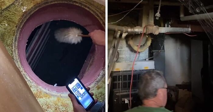 В Калифорнии женщина обнаружила бомбоубежище, спрятанное под крышкой люка в своем доме