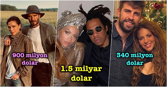 Hem Yetenekleri Hem de Aşklarıyla Adlarından Söz Ettiren Dünyanın En Zengin Ünlü Çiftleri