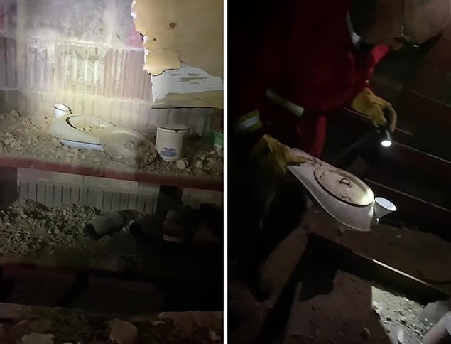 İlk olarak, sığınakta evin duvarına gizlenmiş bir havalandırma sistemi bulunuyor.
