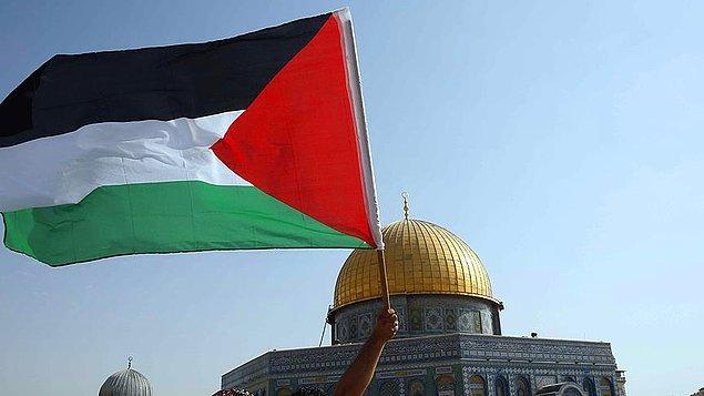 Filistin bayrağında yıldız yok