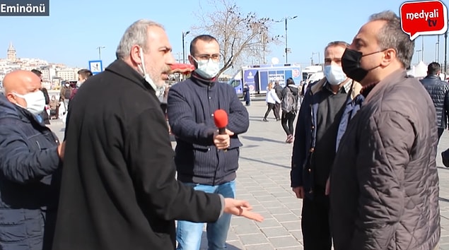 Ona tepki gösteren bir diğer vatandaş ise 'İmamoğlu ile yağmurun ne alakası' var dedi.