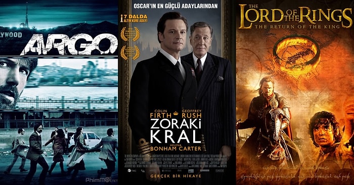 Uzun Süre Etkisinden Çıkılmayan Son 20 Yılın En İyi Film Dalında Oscar Ödülünün Sahibi Yapımlar