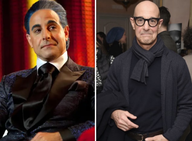4. Sezar Flickerman rolünde Stanley Tucci:
