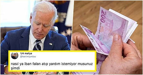 Amerika Başkanı Joe Biden Her Dört Kişilik Aileye 5600 Dolar Vereceklerini Açıkladı, Sosyal Medya Karıştı!