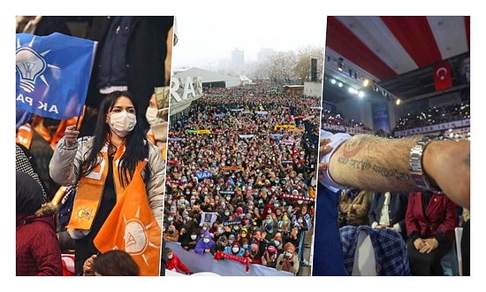 O Sırada Korona Salgını Devam Ediyordu... AKP'nin Kongresinden Yansıyan 'Mesafesiz' Kareler