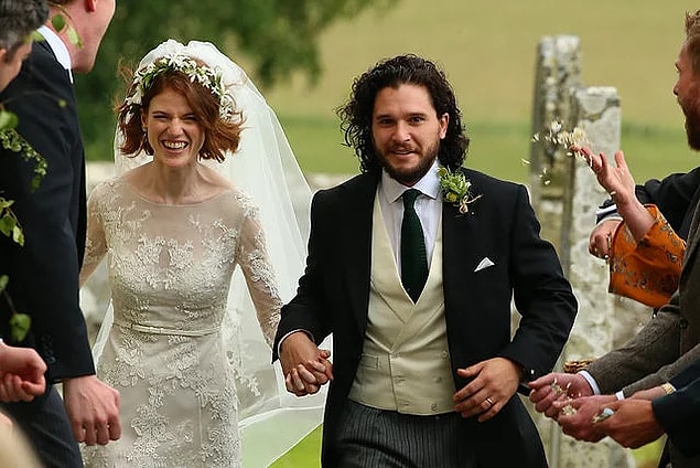 6. Kit Harington ve Rose Leslie