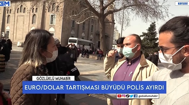 Ekonomiyi öven vatandaşa ise engelli bir vatandaş tepki gösterdi.
