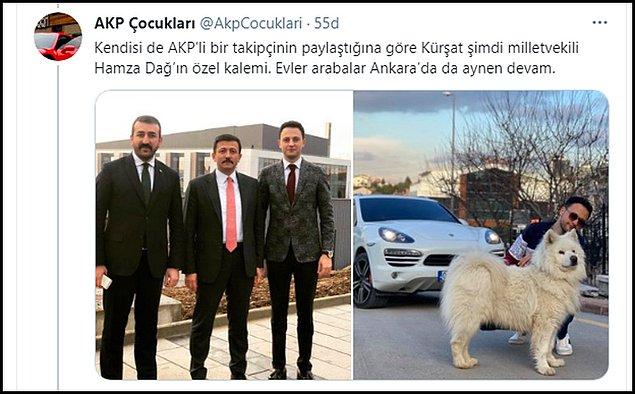 Bu fotoğrafta Ayvatoğlu, AKP'li Hamza Dağ ile görülüyor. 👇
