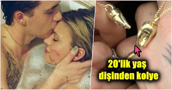 Aşklarından Tilt Olmaya Başladığımız Brooklyn Beckham ve Nicola 20’lik Yaş Dişlerinden Kolye Yaptırdılar