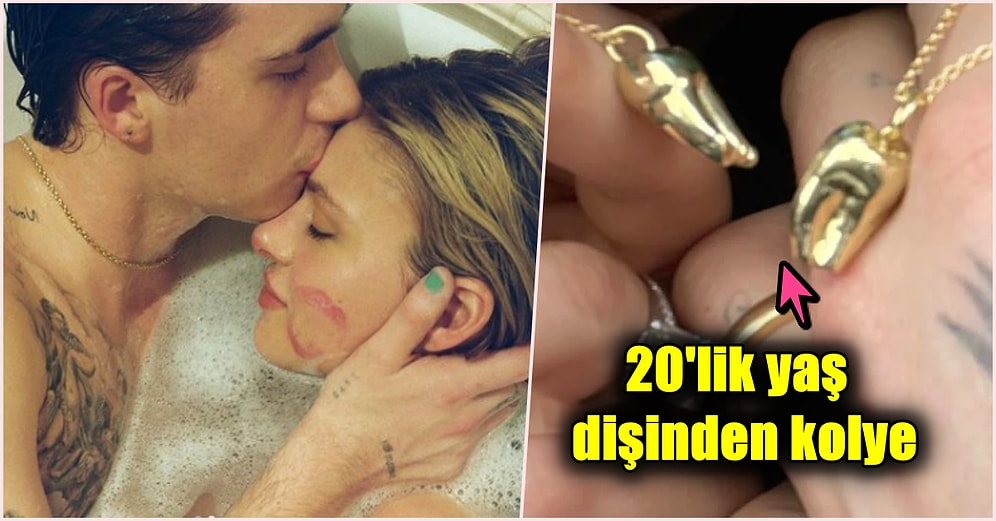 Aşklarından Tilt Olmaya Başladığımız Brooklyn Beckham ve Nicola 20’lik Yaş Dişlerinden Kolye Yaptırdılar