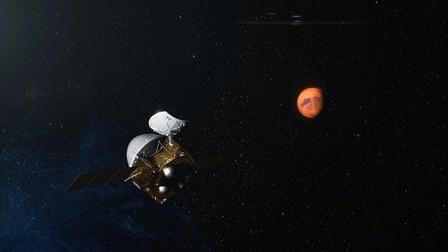 Tienvın-1, 10 Şubat’ta Mars’ın yüzeyinden yaklaşık 400 kilometre uzaklıktaki bir yörüngeye girmişti.