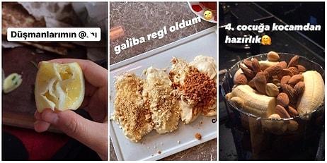 Sosyal Medyada Paylaştıkları Değişik Yemek Fotoğrafları ve Yazdıkları Açıklamalarla Dikkat Çeken Kullanıcılar