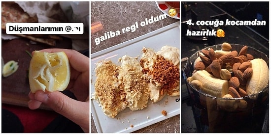 Sosyal Medyada Paylaştıkları Değişik Yemek Fotoğrafları ve Yazdıkları Açıklamalarla Dikkat Çeken Kullanıcılar