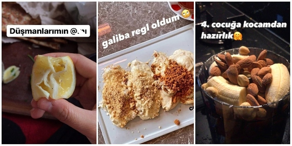 Sosyal Medyada Paylaştıkları Değişik Yemek Fotoğrafları ve Yazdıkları Açıklamalarla Dikkat Çeken Kullanıcılar