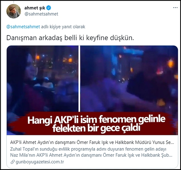 Şık, paylaşımlarını şöyle sürdürdü 👇