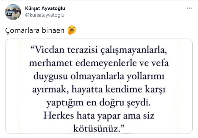 9. Evet, kötüsünüz.