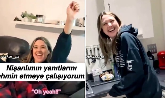 Nişanlısının Ne Söyleyeceğini Önceden Tahmin Eden Adam ve Nişanlısının Aşırı Sevimli Anları