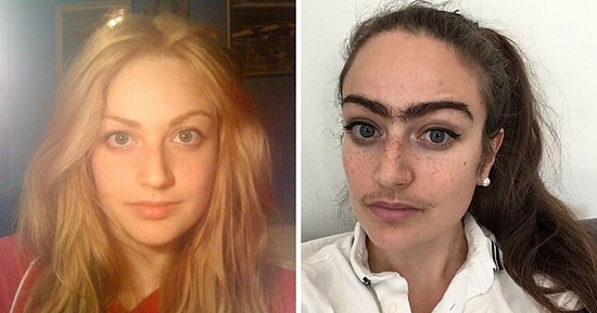 Девушка отказалась сбривать усы и монобровь, таким образом «отсеивая» консервативных людей рядом