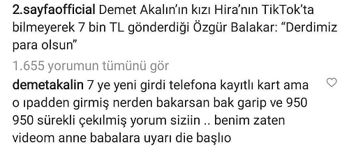 Kızı Hira'nın TikToker Özgür Balakar'a Binlerce Lira Gönderdiğini Öğrenen Demet Akalın Sinir Krizi Geçirdi