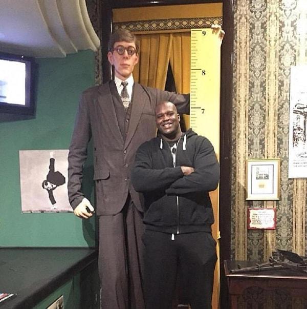 14. Dünyadaki kaydedilmiş en uzun adam 271.78cm boyuyla Robert Wadlow'du ve 1940 yılında daha 22 yaşındayken hayatını kaybetti.
