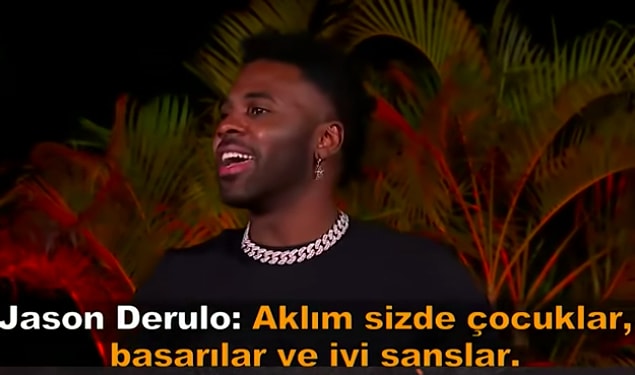 Son olarak yarışmacılara başarılar diledi. Siz birleşme partisini izlediniz mi? Jason'ın performansı hakkında ne düşünüyorsunuz 👀