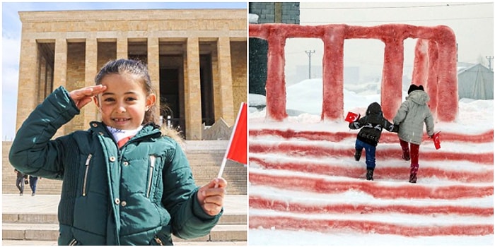 Babası Kardan Maketini Yapmıştı: Hakkarili Küçük Hira'nın Anıtkabir Hayali Gerçek Oldu