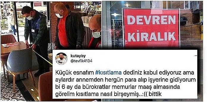 Yeni Gelen Kısıtlamalarla İlgili Memleketin Her Kesiminden Yükselen Esnaf İsyanları Canınızı Sıkacak