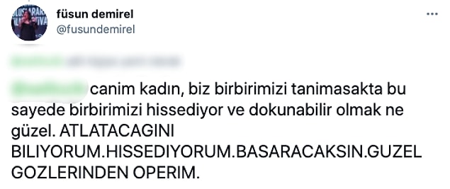 Bu içimizi yumoş yumoş yapan olaya da insanlar kayıtsız kalamayıp, iyi dileklerini paylaşmaya başladılar 👇