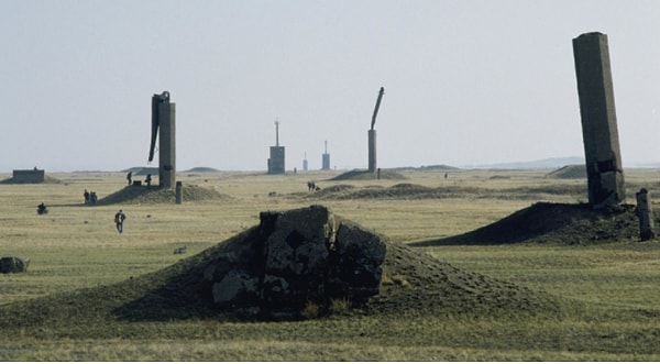 8. Бывший Семипалатинский испытательный ядерный полигон в Казахстане