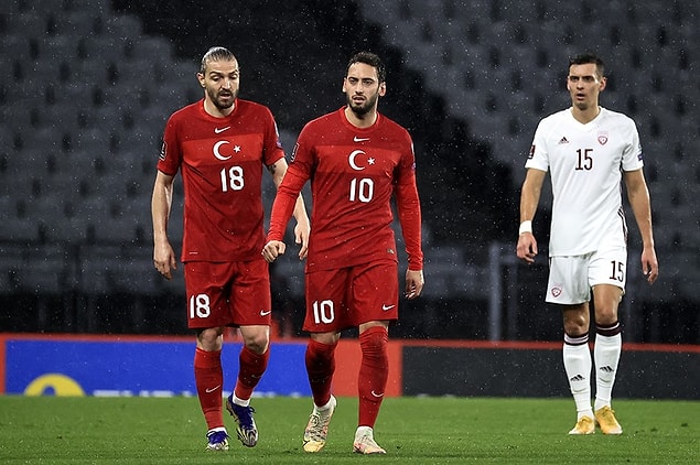 2022 Dünya Kupası Elemeleri'nde A Milli Takım, Atatürk Olimpiyat Stadı'nda Letonya'yı konuk etti.