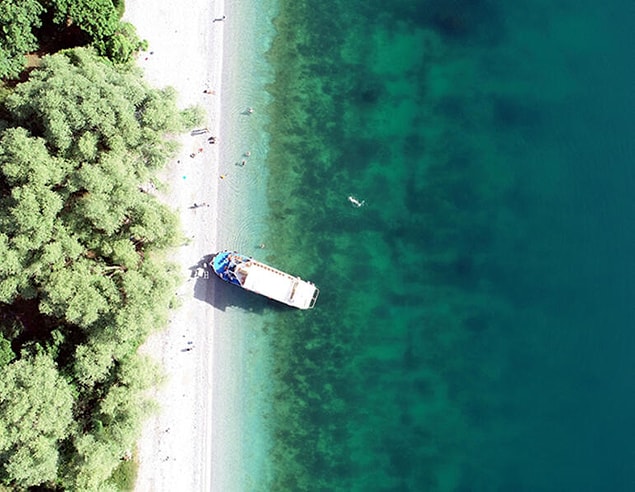 Kate Rubins tarafından 2016'da çekilen fotoğrafta, Van Gölü'nün en büyük sodalı göl olduğu bilgisi yer aldı