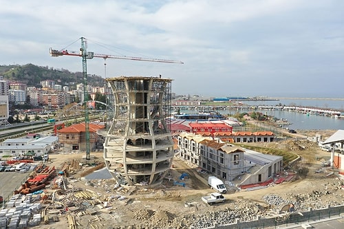 30 Metre Yüksekliğinde: Rize'ye Dünyanın En Büyük Çay Bardağı Yapılıyor