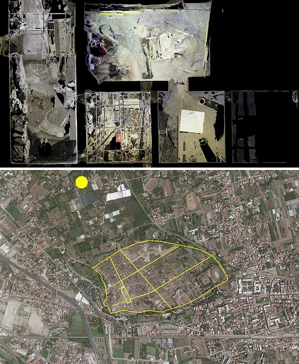 Вилла Чивита Джулиана расположена к северу от Помпеи