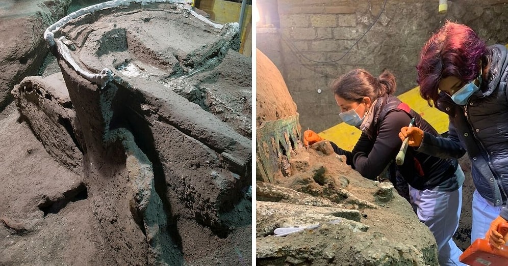 В Италии археологами была обнаружена 2000-летняя римская церемониальная карета