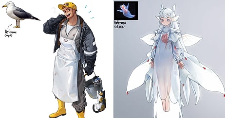 Художник переосмысливает животных, насекомых, предметы повседневного обихода и еду как героев аниме (20 фото)