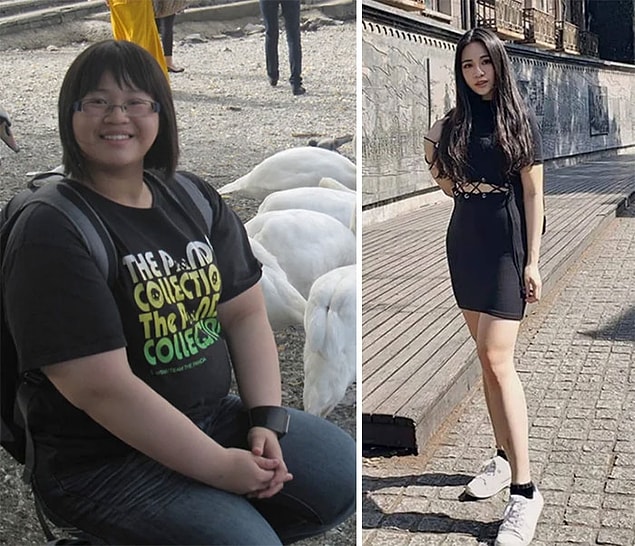 7. "102 kilodan 56 kiloya düştüm. Kendimi daha güçlü ve mutlu hissediyorum."