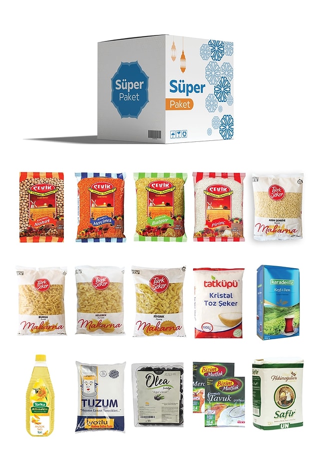 5. Bir önceki koliye ek olarak pek çok baklagil bulunuyor.