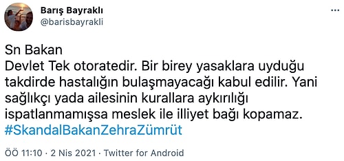 Bakan Selçuk 'Koronavirüsü Nasıl Meslek Hastalığı Kabul Edelim' Sözüyle Sosyal Medyanın Gündeminde