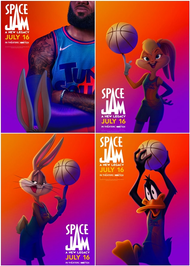 20. Space Jam: A New Legacy'den karakter posterleri paylaşıldı.