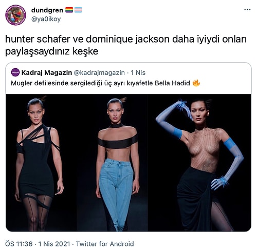 50 Yaşındaki Trans Model Dominique Jackson Mugler Defilesindeki Performansıyla Ortalığı Cayır Cayır Yaktı