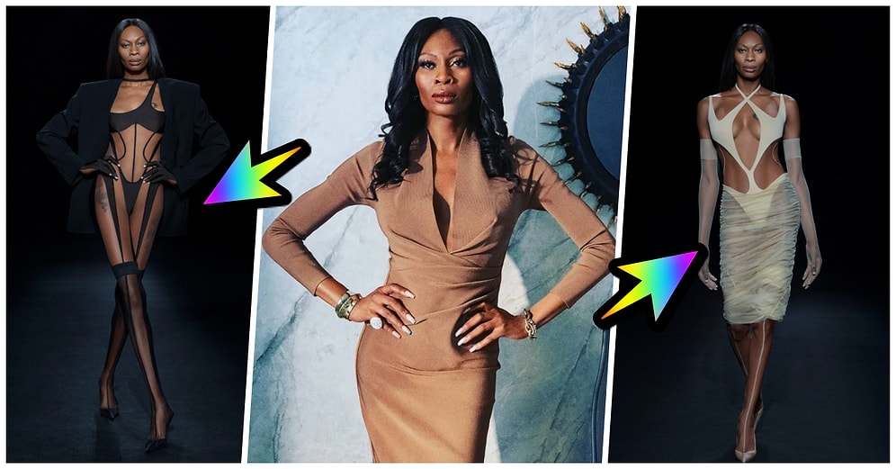 50 Yaşındaki Trans Model Dominique Jackson Mugler Defilesindeki Performansıyla Ortalığı Cayır Cayır Yaktı