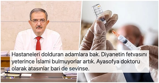 Diyanet İşlerinin Aşının Orucu Bozmayacağı Açıklamasına İnanmayan Prof. Dr. Mustafa Şahin Tepkilerin Odağında!